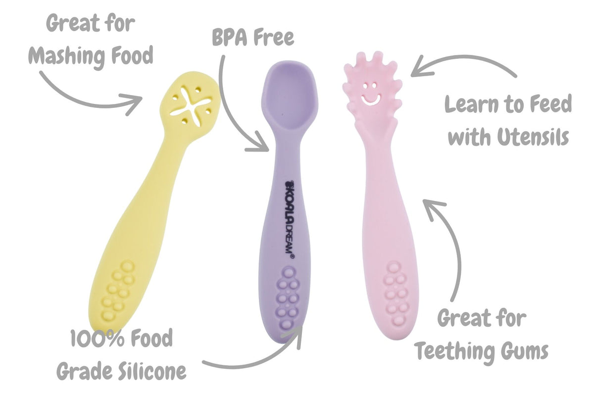 Koala Dream Sensory Silicone Licking Spoons