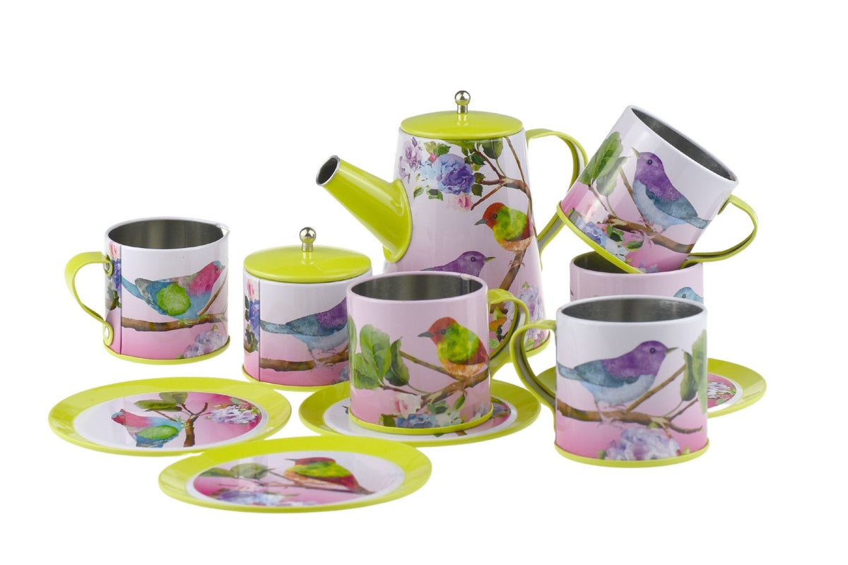 Kaper Kidz Bird Tin Tea Set