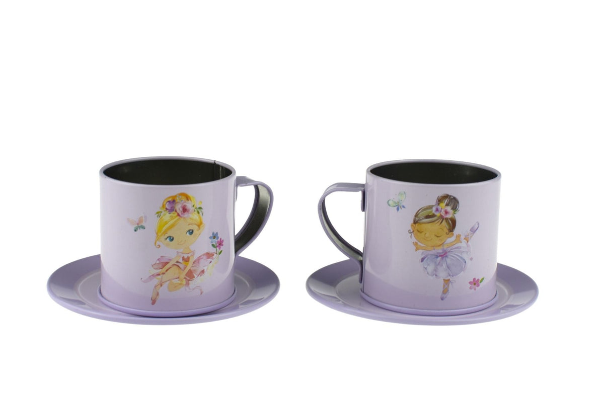 Kaper Kidz Ballerina Tin Tea Set