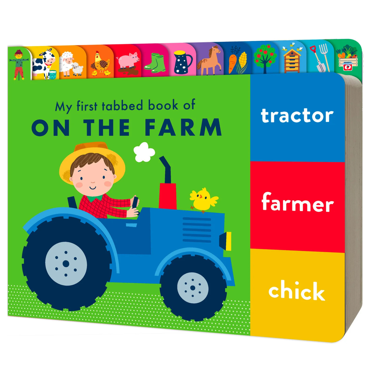 Chunky Tabbed Board Book - On the Farm