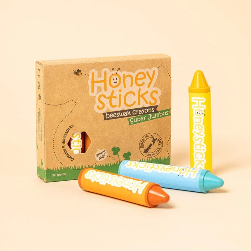 Honeysticks Beeswax Crayons- Super Jumbos