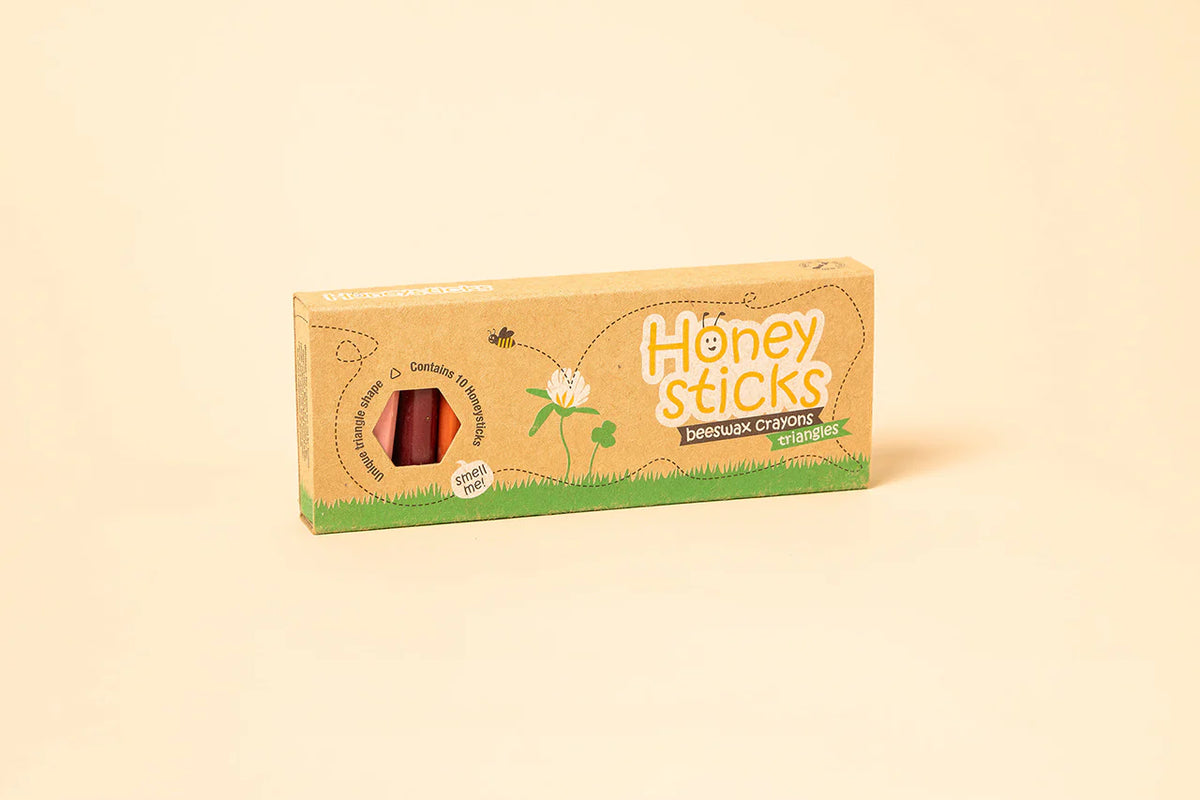 Honeysticks Beeswax Crayon Triangles