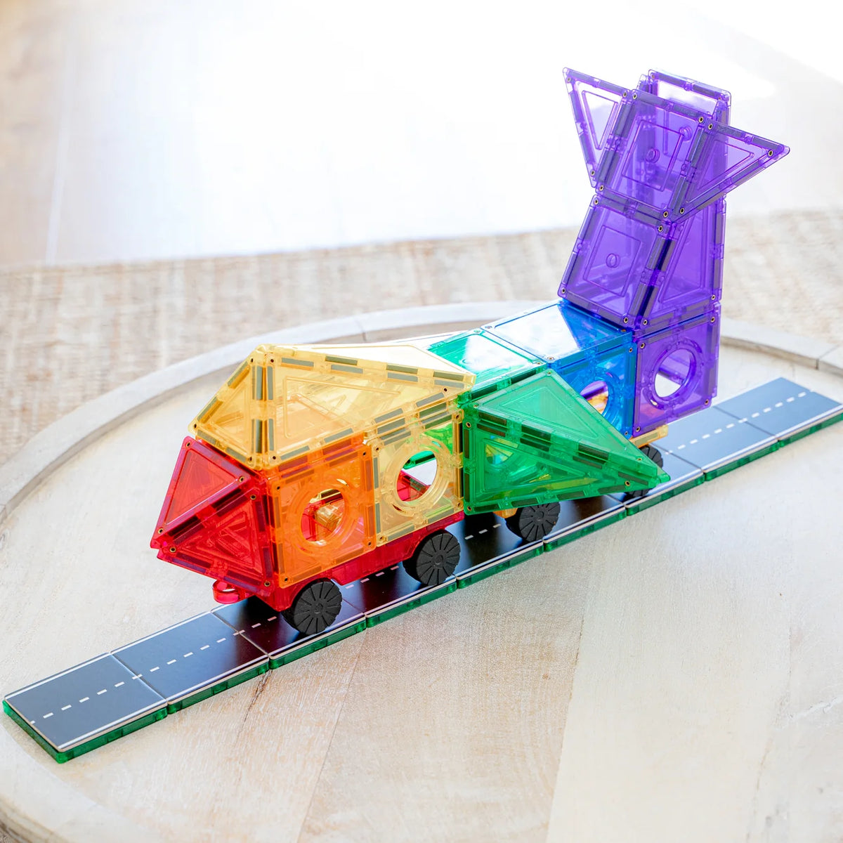 Learn &amp; Grow Magnetic Tiles - Car Base Pack (2 Pieces)