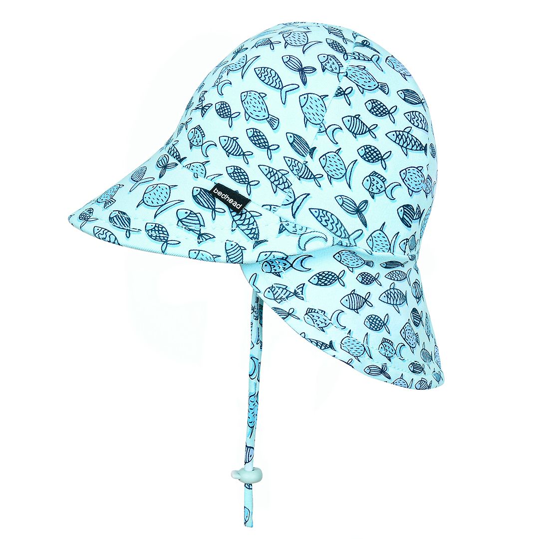 Bedhead Hats Legionnaire Flap Sun Hat - Fish