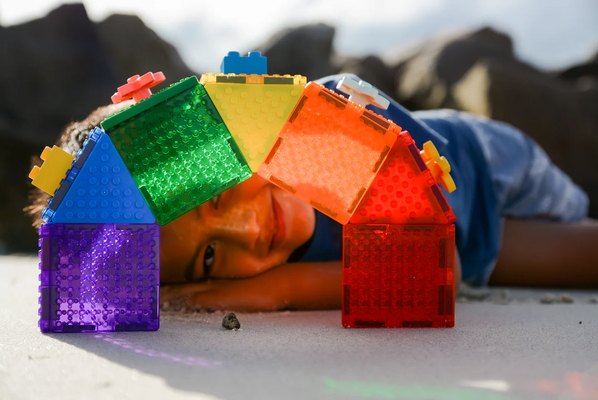 Magbrix 24pc Square Pack Magnetic Brick Tiles