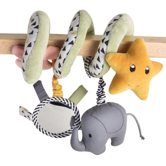Spiral Pram Toy - Elephant