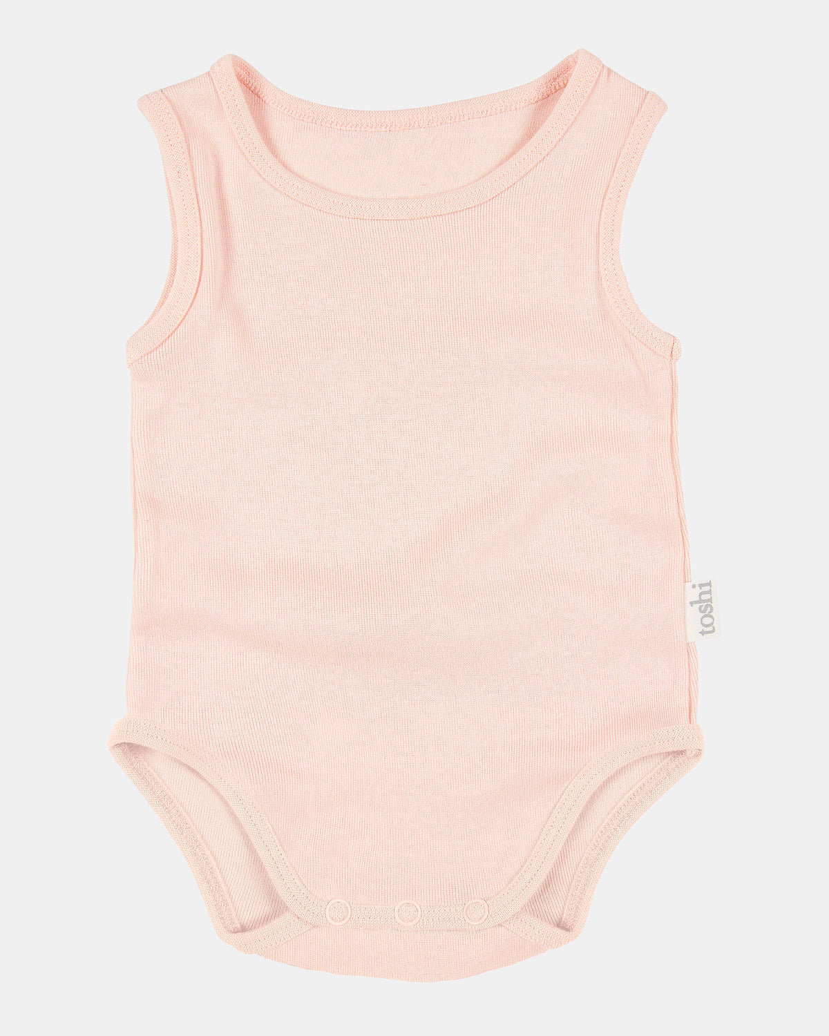 Toshi Dreamtime Organic Onesie Singlet - Blush