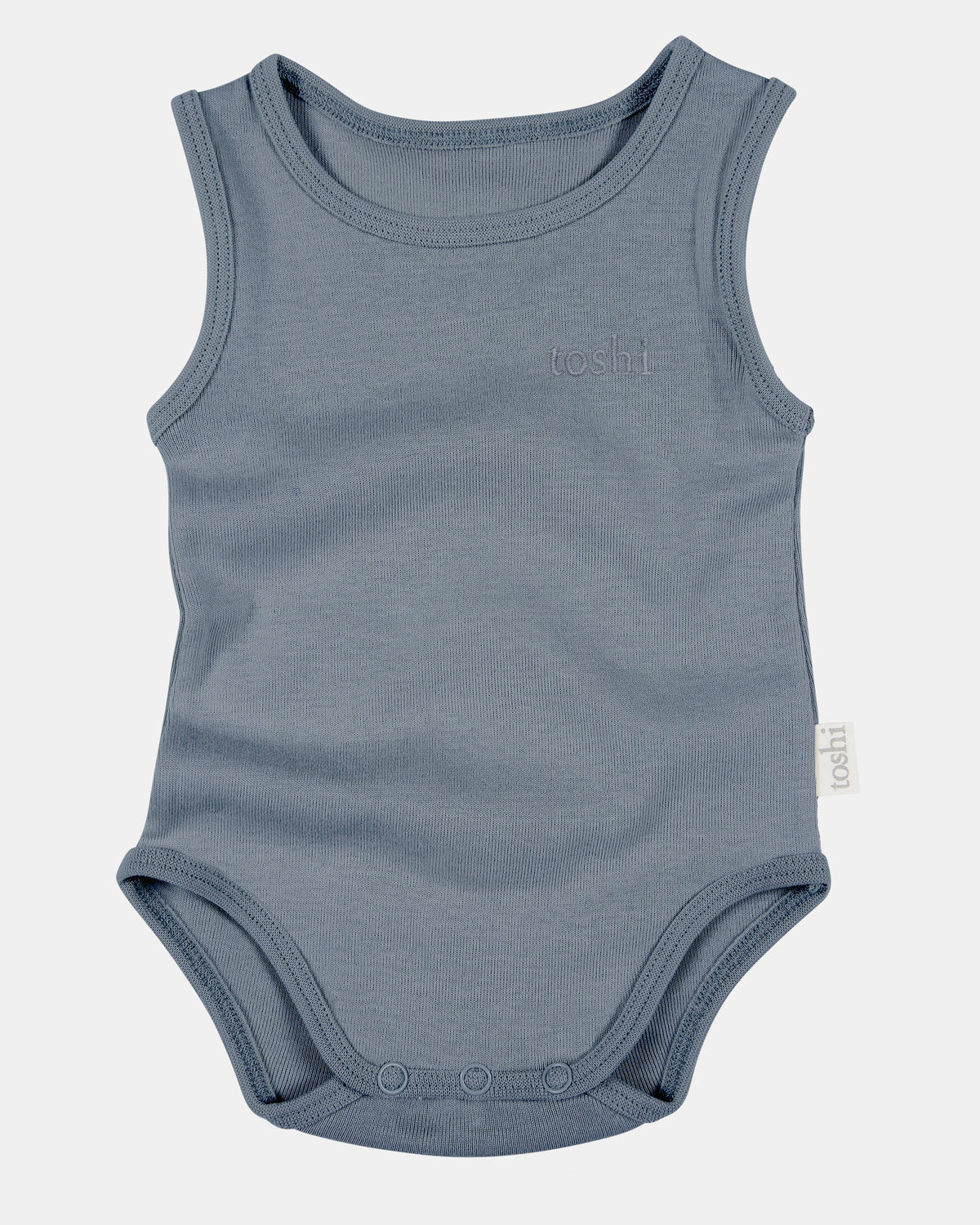 Toshi Dreamtime Organic Onesie Singlet - Moonlight