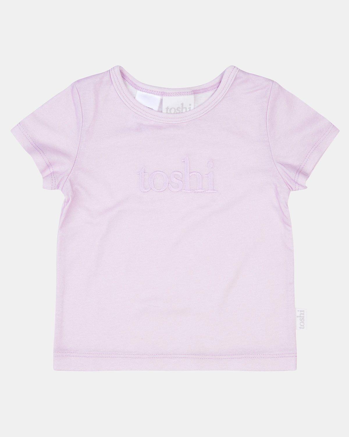 Toshi Dreamtime Organic Tee Short Sleeve Logo - Lilac