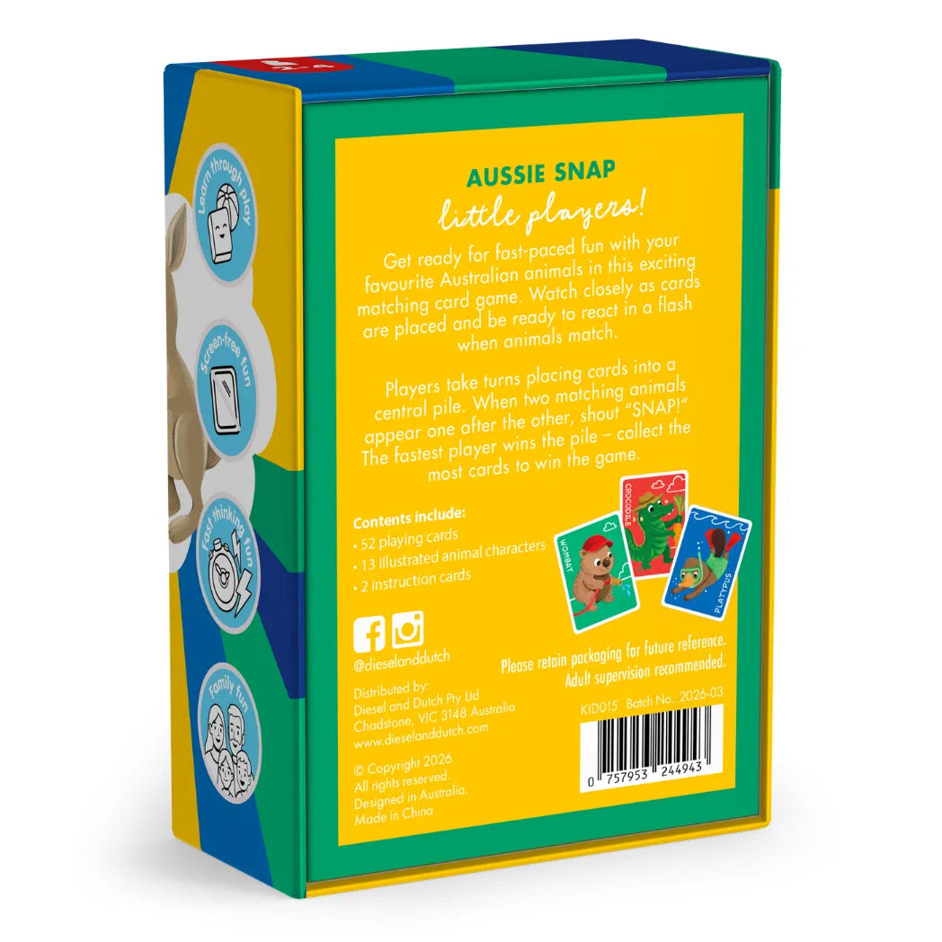 D&D Kids Australian Animals Snap Game