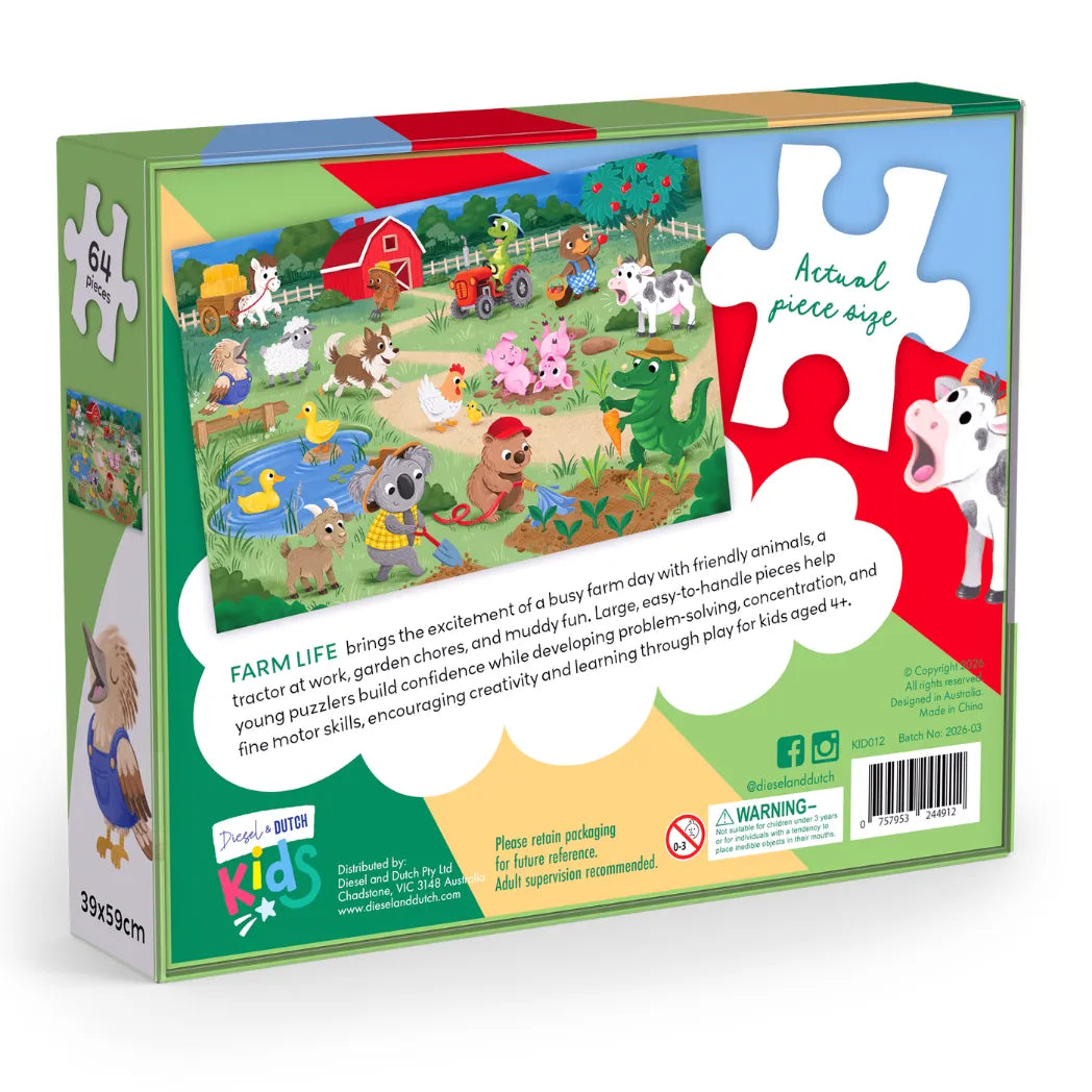 D&D Kids Farm Life 64pc Jigsaw Puzzle