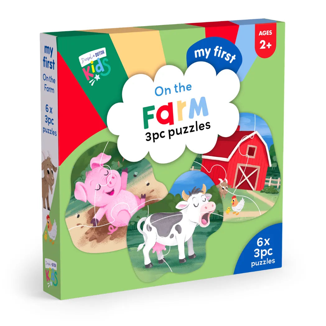 Diesel & Dutch My First Farm 3 Piece Puzzle