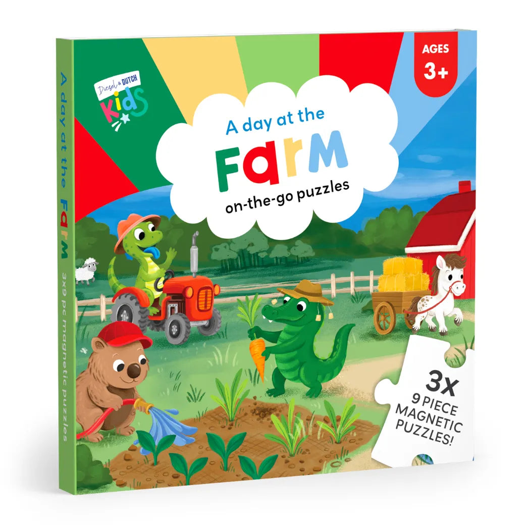 D&D Kids On The Farm Magnetic Puzzles