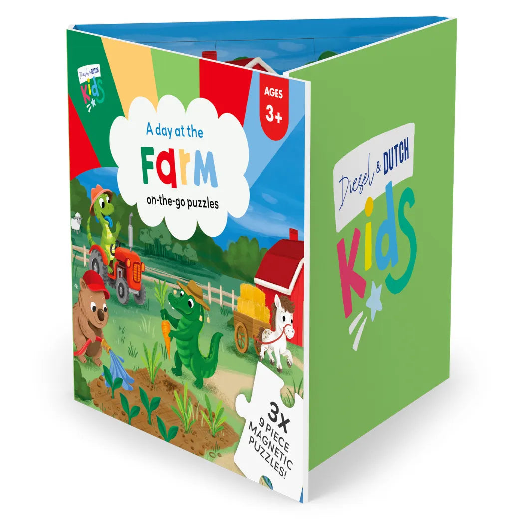 D&D Kids On The Farm Magnetic Puzzles