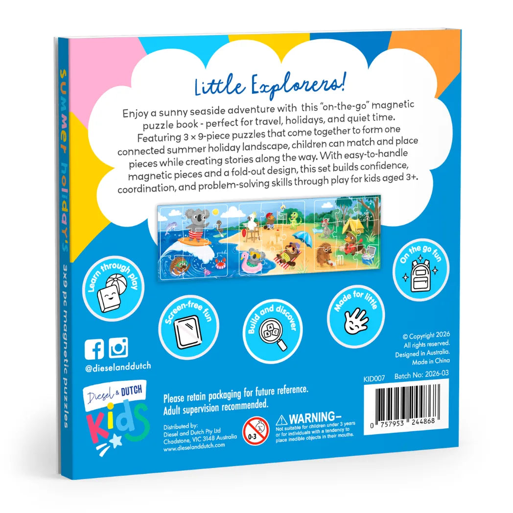 D&D Kids Summer Holidays Magnetic Puzzles