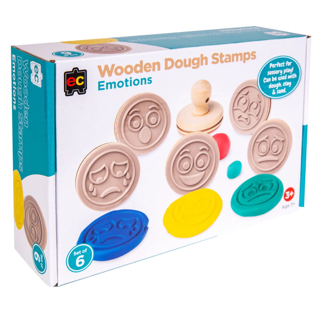 EC Wooden Dough Stamps - Emotions