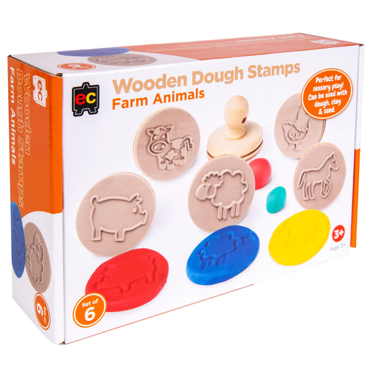 EC Wooden Dough Stamps - Farm