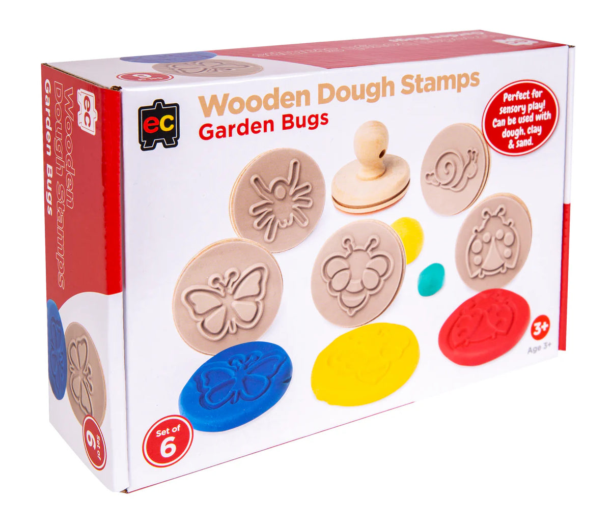 EC Wooden Dough Stamps - Bugs