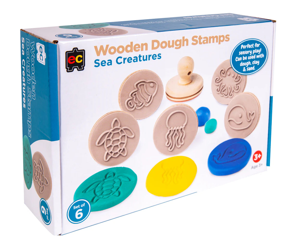 EC Wooden Dough Stamps - Sea