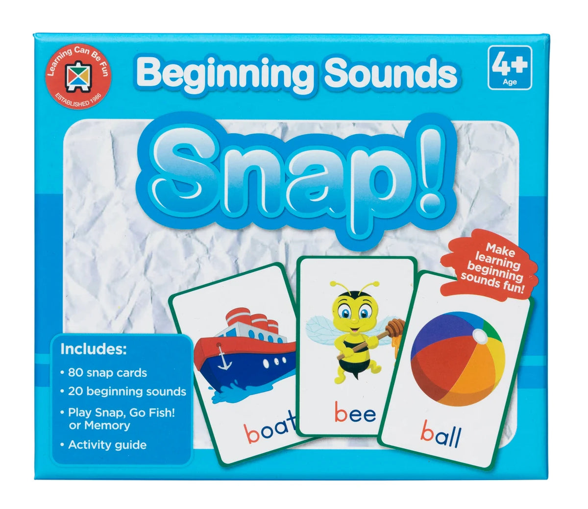 Learning Can Be Fun Beginning Sounds Snap!