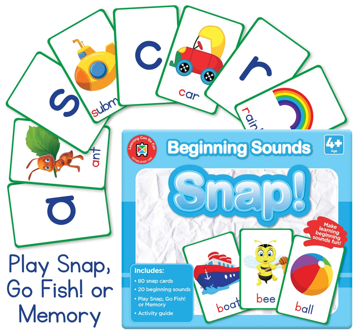 Learning Can Be Fun Beginning Sounds Snap!
