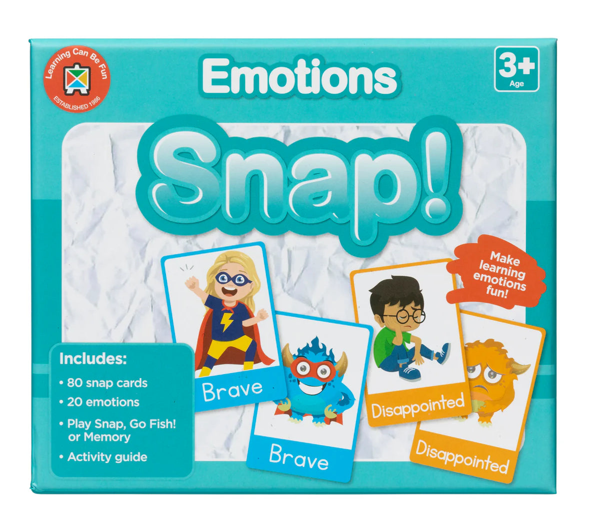 Learning Can Be Fun Emotions Snap!