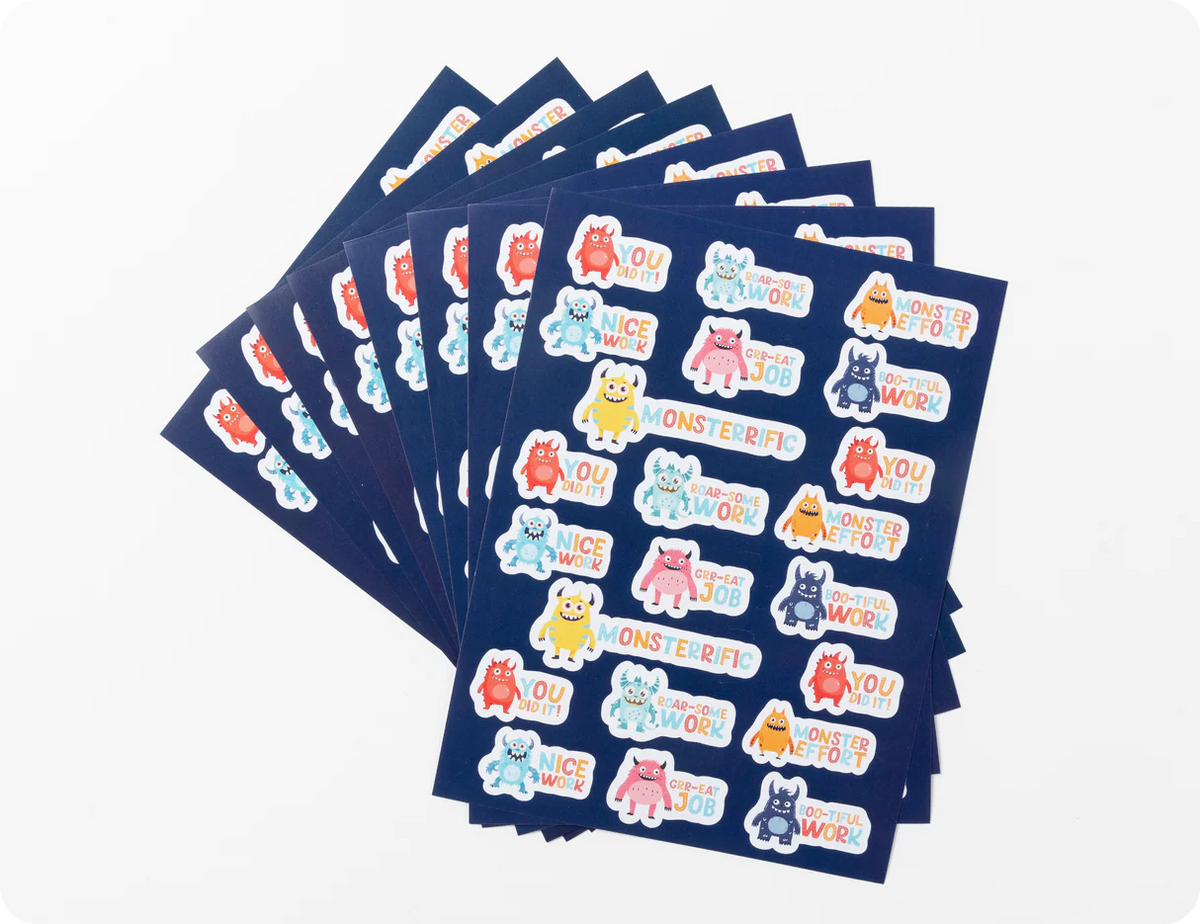 Merit Sticker Book - Monster Motivation
