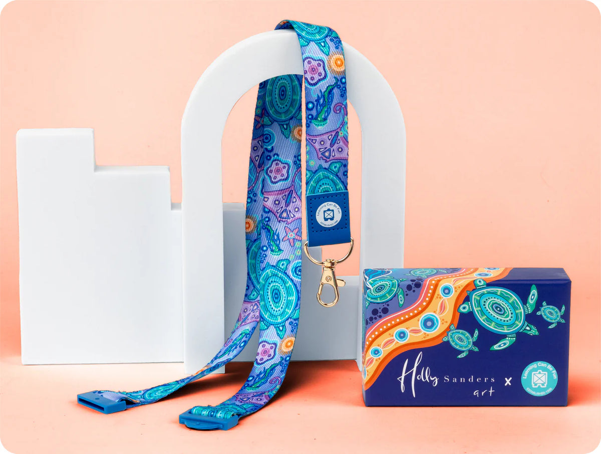 Holly Sanders Art Lanyard - Ocean Country
