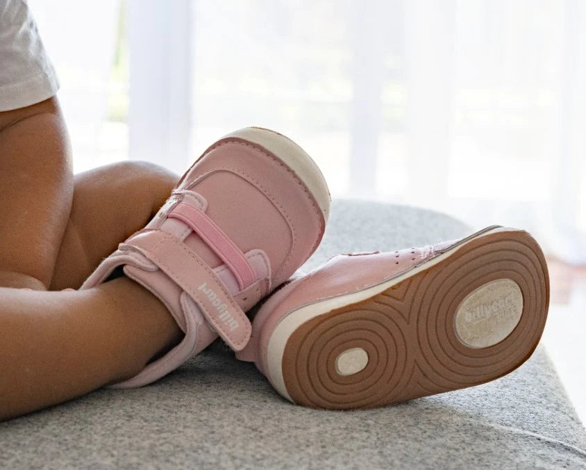 Billycart Kids pink baby girls sneakers