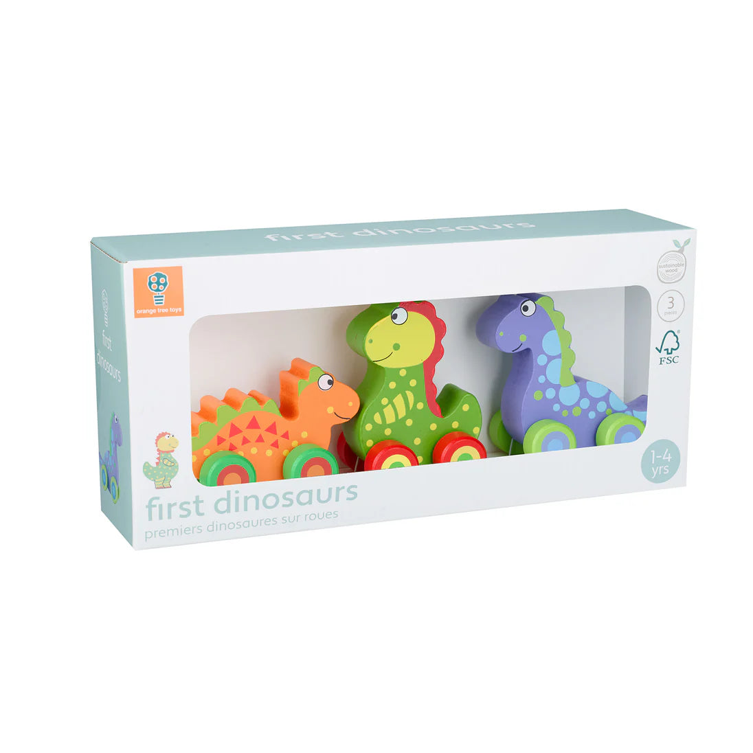 First Push Along Dinosaur Set