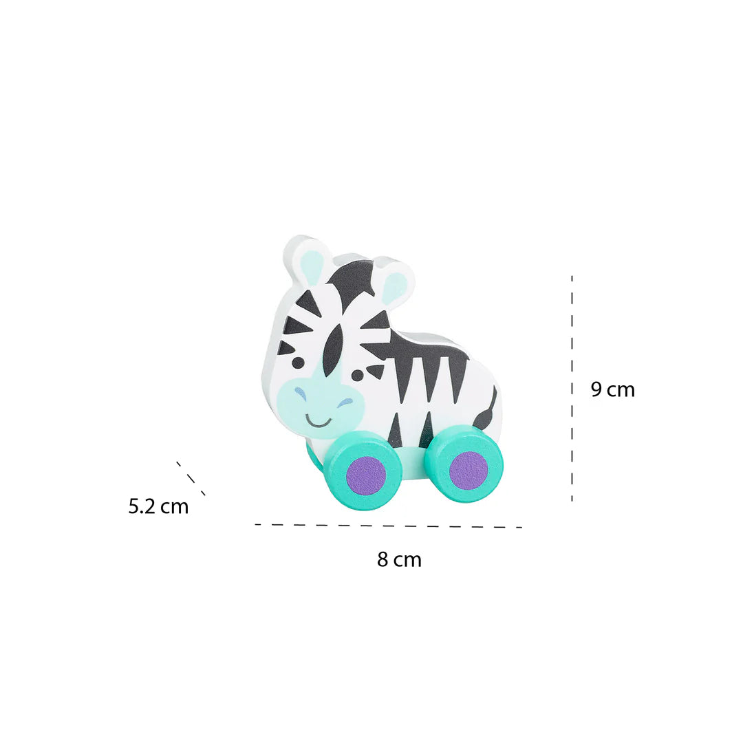 First Push Along Zebra