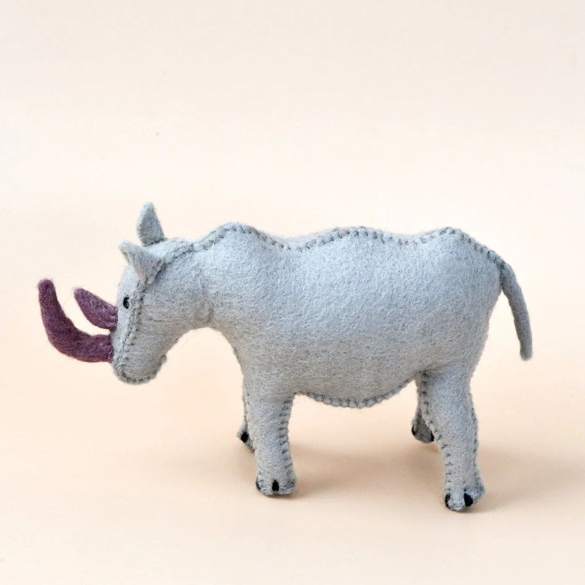 Tara Treasures Felt Rhinoceros