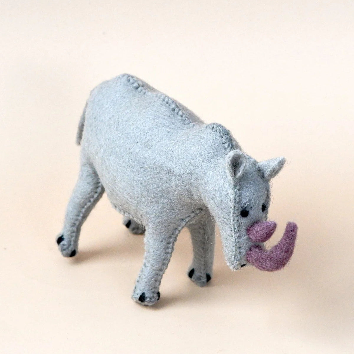 Tara Treasures Felt Rhinoceros
