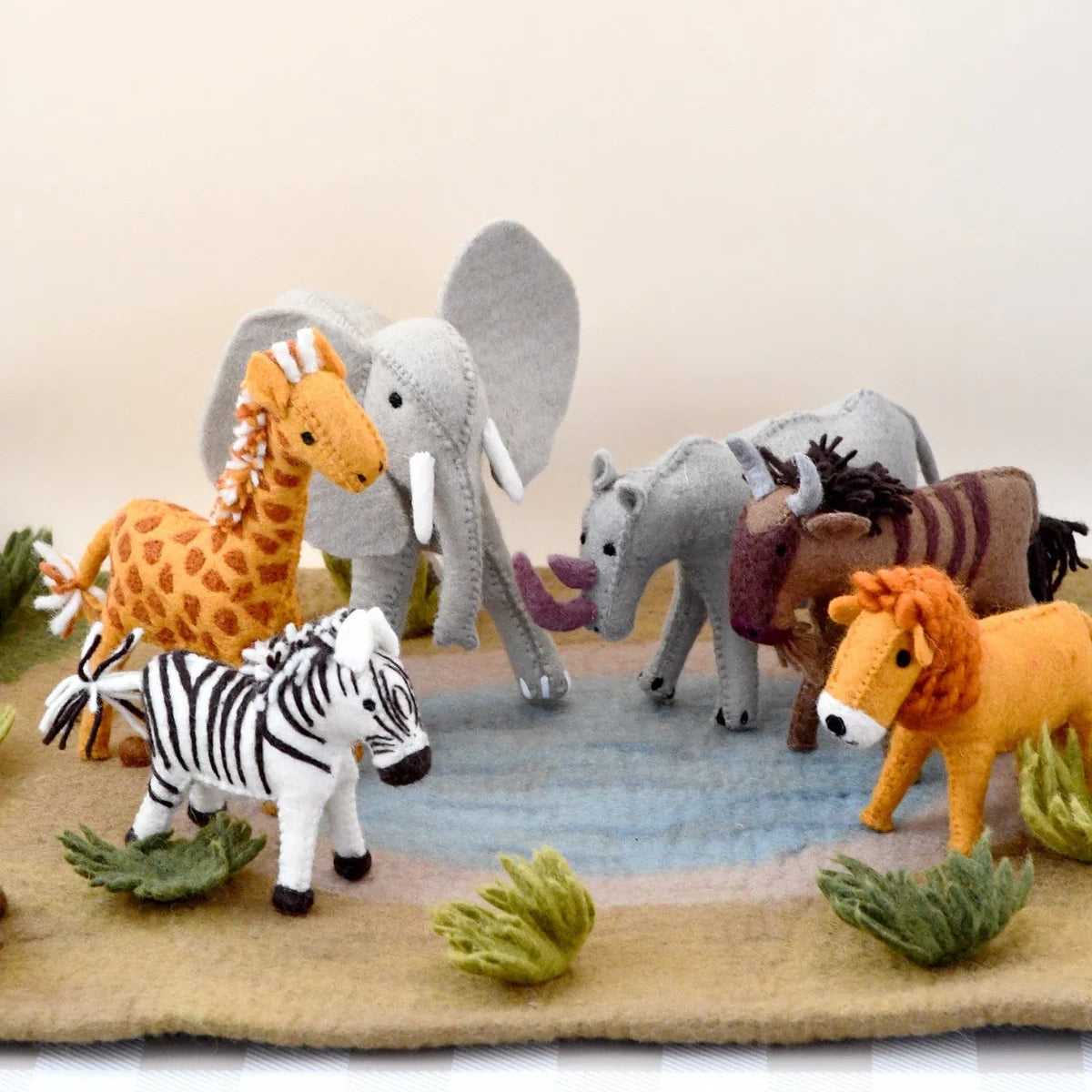 Tara Treasures Felt Elephant