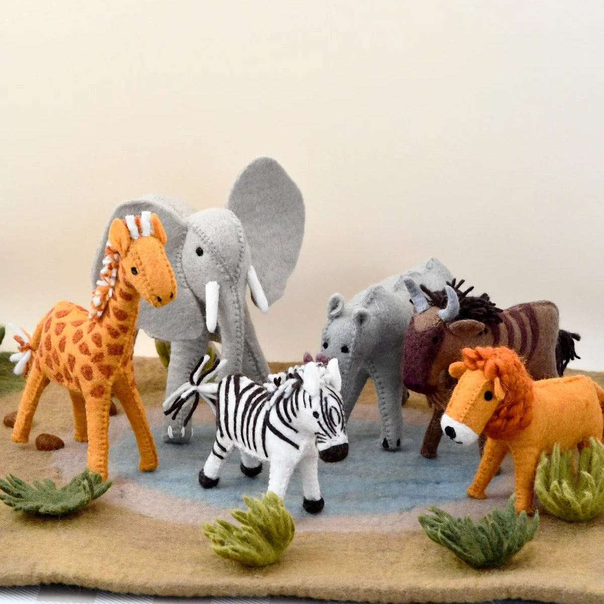 Tara Treasures Felt Zebra