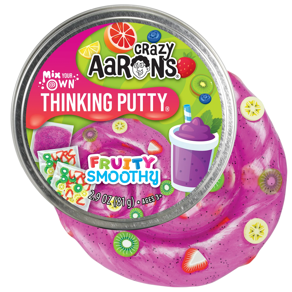 Crazy Aarons Thinking Putty - Mix It - Fruity Smoothy