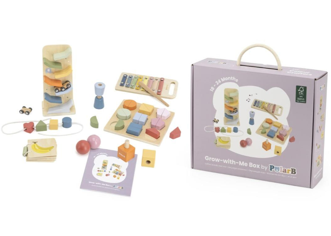 Polar B Grow with Me Box -Colour Crafters For 18-24 Months