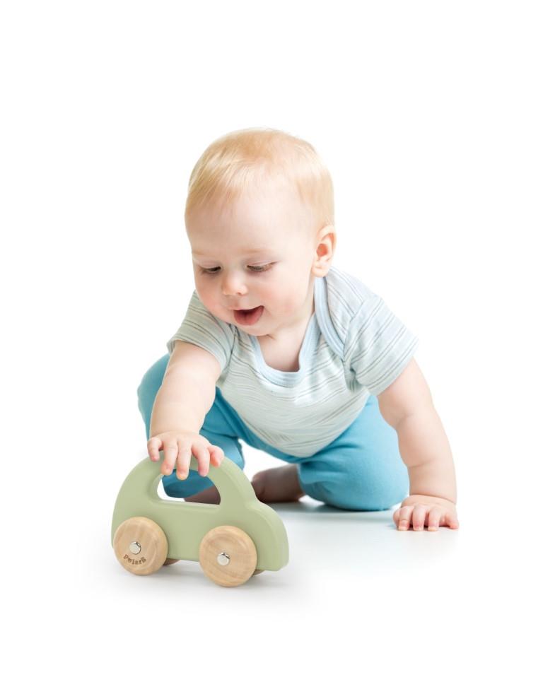 Polar B Wooden Car - Green