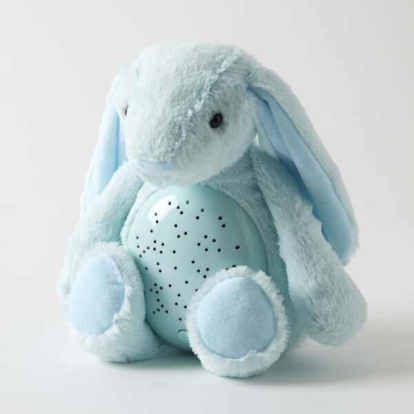 Jiggle and Giggle Blue Bunny Night Light