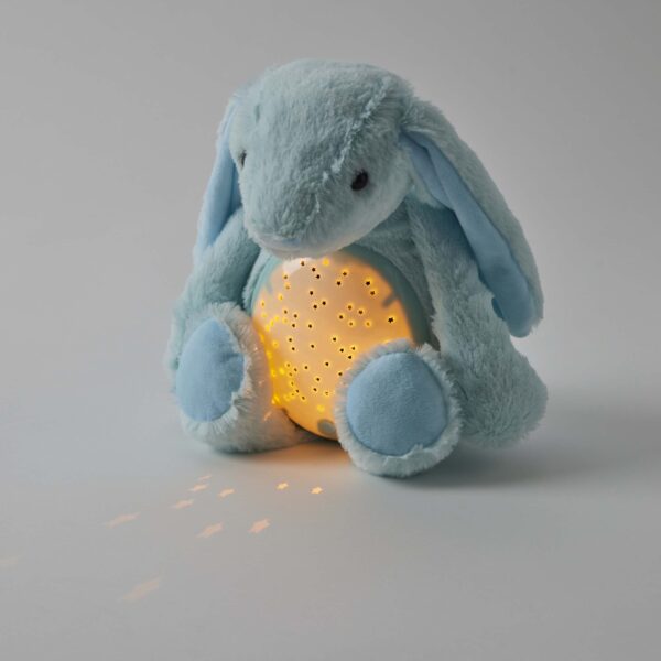 Jiggle and Giggle Blue Bunny Night Light