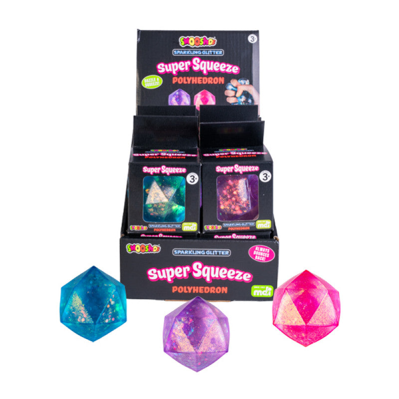 Smoosho&#39;s Super Squeeze Glitter Polyhedron