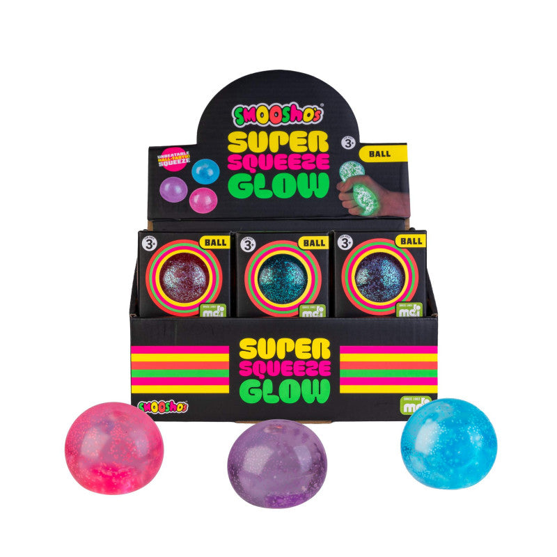 Smoosho's Super Squeeze Glow in the Dark Ball