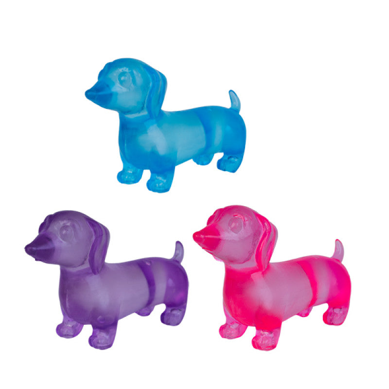Smoosho's Super Squeeze Glow-in-the-Dark Dachshund