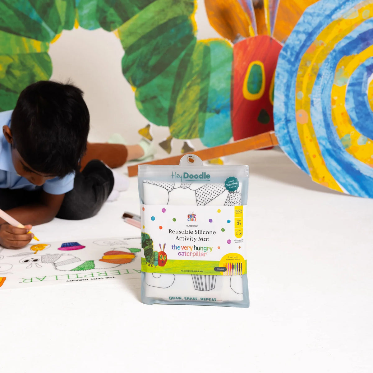 HeyDoodle The Very Hungry Caterpillar™ Classic Colouring & Doodle Mat
