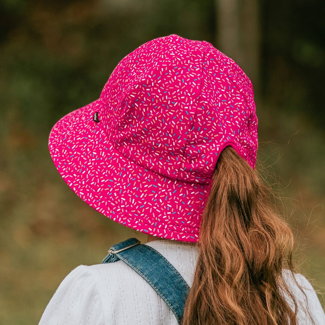 Bedhead Hats Kids Ponytail Bucket Hat -Sprinkle