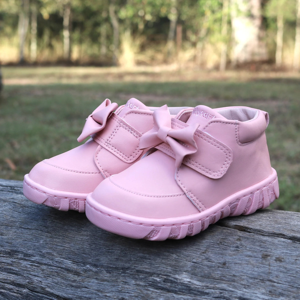 Billycart Kids Lexi Bow Pink baby and toddler boots