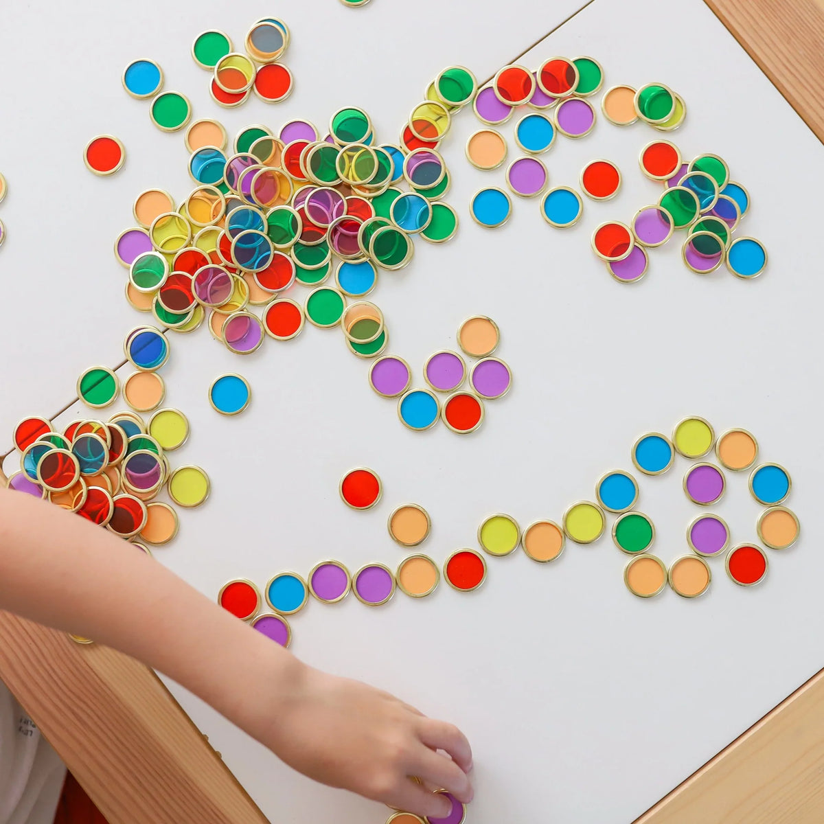 Learn &amp; Grow Metal Rimmed Counting Chips