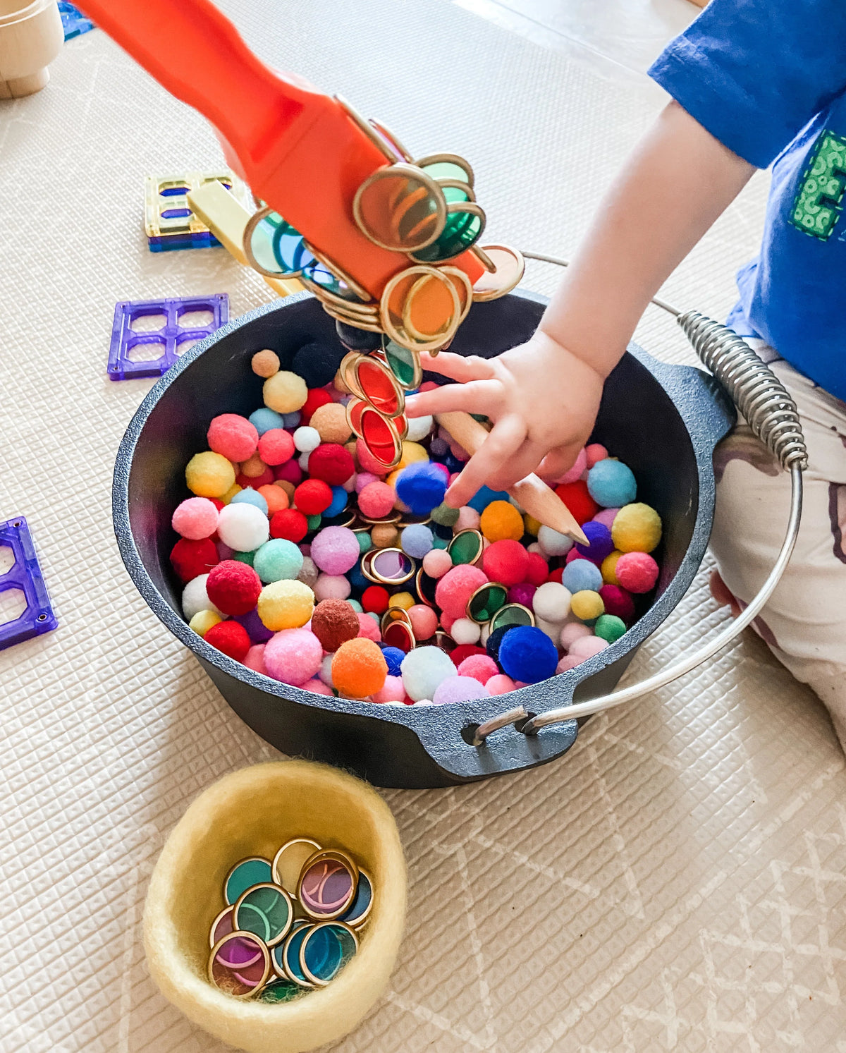 Learn &amp; Grow Metal Rimmed Counting Chips