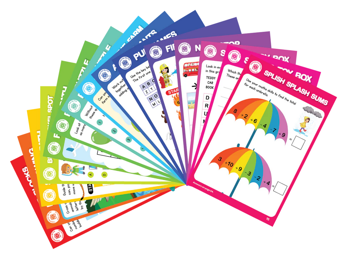 Learning Can Be Fun Brain Teasers Activity Pad