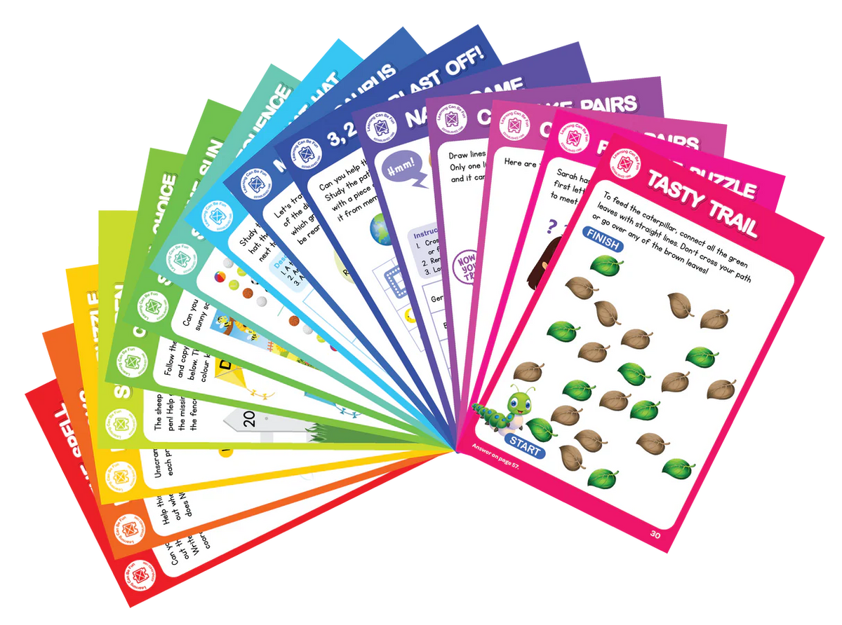 Learning Can Be Fun Brain Teasers Activity Pad